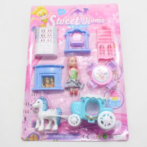 Set muebles muñeca con carroza