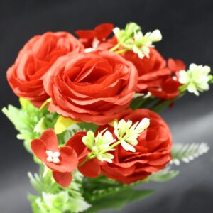 FLOR  ROSAS ROJO  EN MANOJO DE 4 Y 5 FL