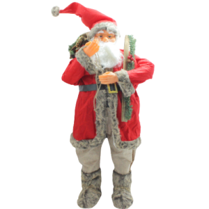 MUÑECO PAPA NOEL GRANDE DECORATIVO 1MT.