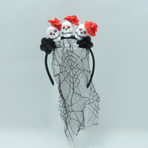 DIADEMA CALAVARA CON VELO