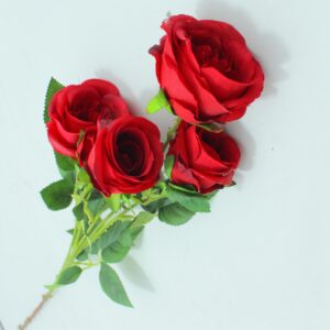 FLOR ARTIFICIAL COLOR ROJO