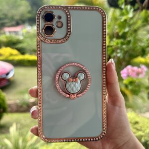 IPHONE 11 FUNDA DIAMANTE VERDE POP SOCKE