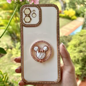 IPHONE 12 FUNDA ESTUCHE DIAMANTE ROSA