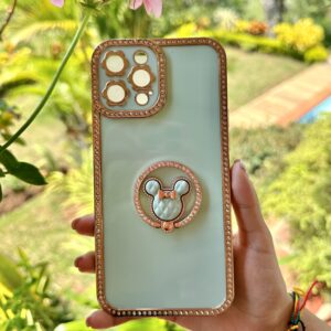 IPHONE 12 PROMAX FUNDA DIAMANTE VERDE