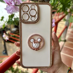 IPHONE 13 PRO MAX  FUNDA BLANCO DIAMANTE