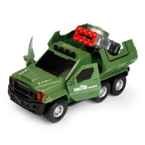 Carro Militar Lanza Tazos Juguete Intera