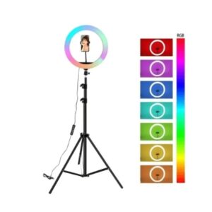 Aro de luz RBG 26"+trípode