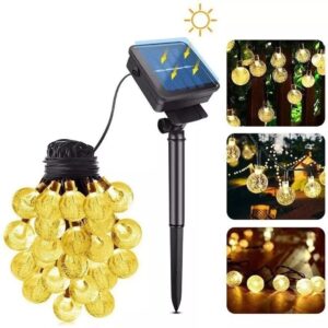 Guirnalda Solar Luces Decoración Exter