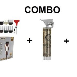 3 Combo Maquina Magic+Patillera+Afeitado