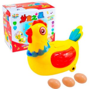 Juguete Musical Gallina Pone Huevo Niños