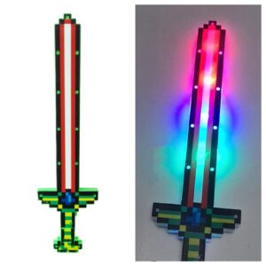 Juguete Espada Minecraft Niños Led