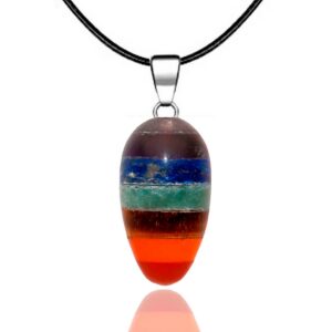 Collar Siete Chakras Huevo Dragon