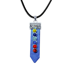 Collar Cuarzo Lapizlasuli 7 Siete Chakra