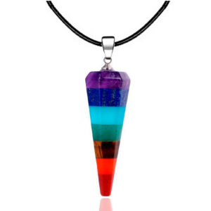 Collar Cuarzo 7 Chakras Energetico Trian