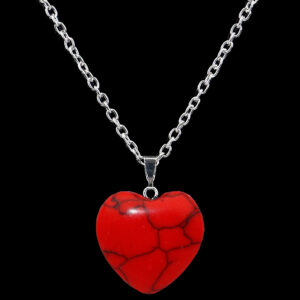 Collar Cuarzo Corazon Jaspe Proteccion