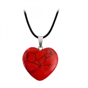 Collar Corazon Cuarzo Jaspe