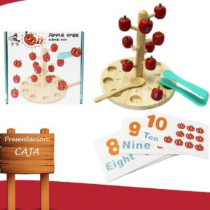 ARBOL DIDACTICO CON MANZANAS