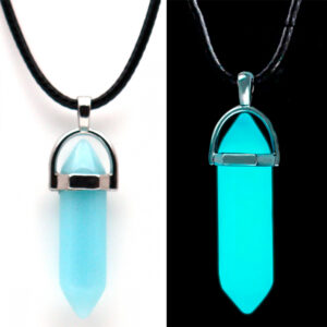 Collar Luminoso Luz Pendulo Alumbra Azul