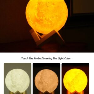 Lampara De Luna 3d Humidificador peq