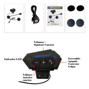 Auriculares Para Moto Llamada