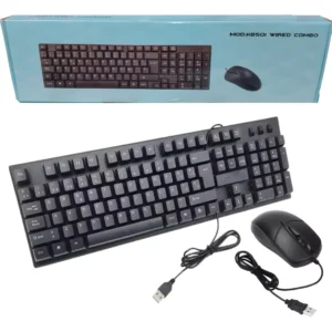 Combo Teclado Y Mouse Óptico USB NKB501