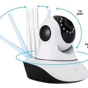 CÁMARA ROBÓTICA SEGURIDAD WIFI 3 ANTENAS