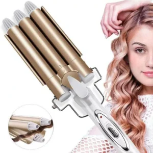 Pinza Onduladora Rizadora 3 Tubos