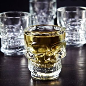 Vaso Calavera Whisky 540 Ml X 6 Unidades