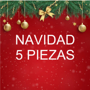 NAVIDAD 5 PIEZAS