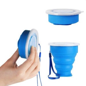 VASO PLEGABLE DE SILICONA