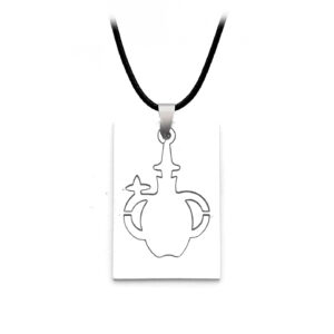 Collar Signo Zodiacal Placa Acero + Estu