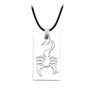 Collar Signo Zodiacal Placa Acero + Estu